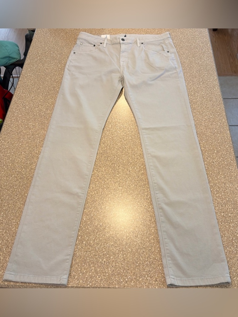 NWT johnnie-O 5 Pocket Hugo Pants Stone Khaki/Grey Men’s 36 x 34 / 40 x 34